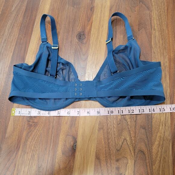 The Plunge Bra By Cuup Underwire Sheer Adjustable Size 38 F - Picture 6 of 7